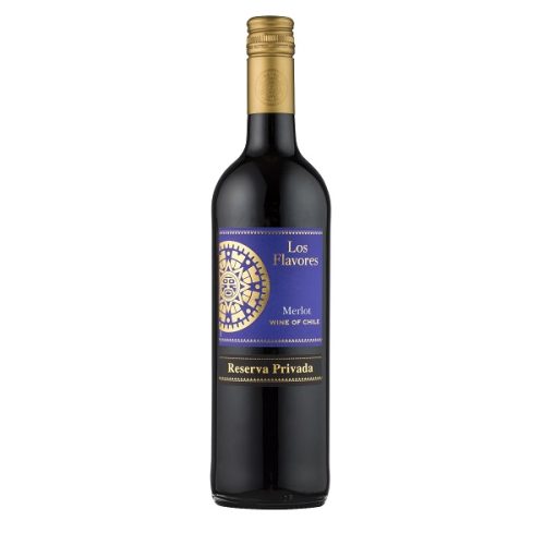 Los Flavores Merlot czerwone wytrawne chilijskie