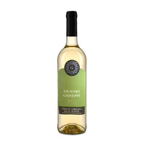 Signore Giuseppe Pinot Grigio DOC włoskie wytrawne białe wino