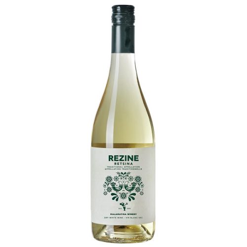 wino greckie białe wytrawne Retsina