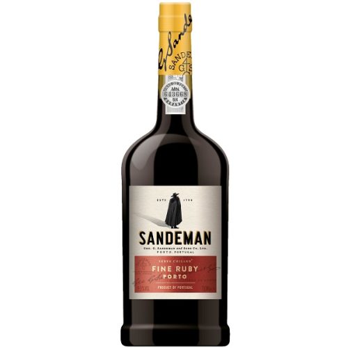 wino czerwone portugalskie porto słodkie Sandeman Fine Ruby Port