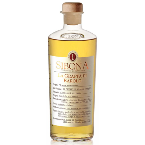 Odkryj smak Grappa Di Barolo Graduata Distilleria Sibona.