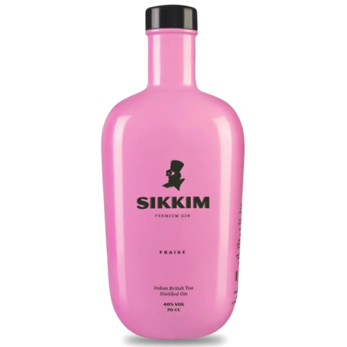 Odkryj Sikkim Gin Fraise 40% 0,7L.