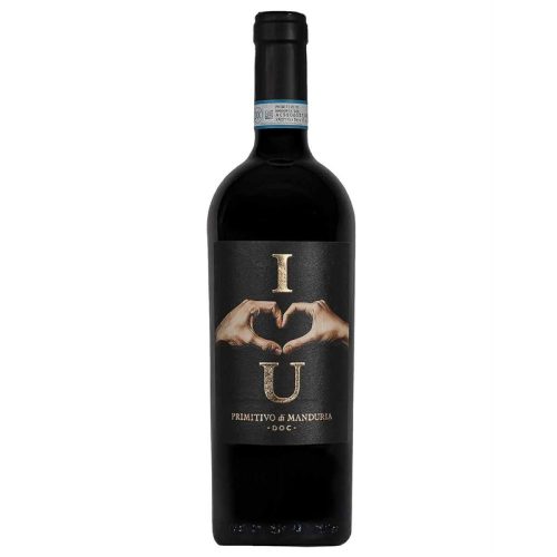 Butelka wina I Love You Primitivo di Manduria DOC – czerwone wino z Apulii